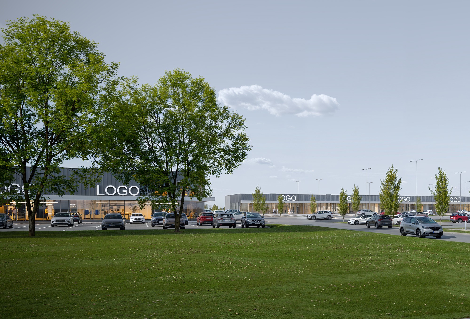 Bonds for a retail park with a LIDL supermarket
